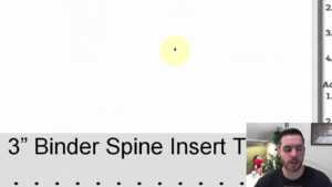 How To Create Binder Inserts In Microsoft Word pertaining to 3 Inch Binder Spine Template Word