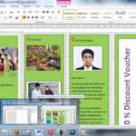 How To Create Brochure Using Microsoft Word Within Few Minutes Intended For Booklet Template Microsoft Word 2007
