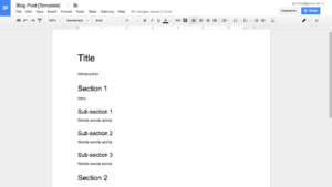 How To Create Effective Document Templates throughout Google Word Document Templates