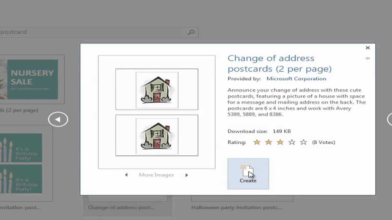 How To Create Postcards With Microsoft Word : Using Microsoft Word With Regard To Postcard Size Template Word