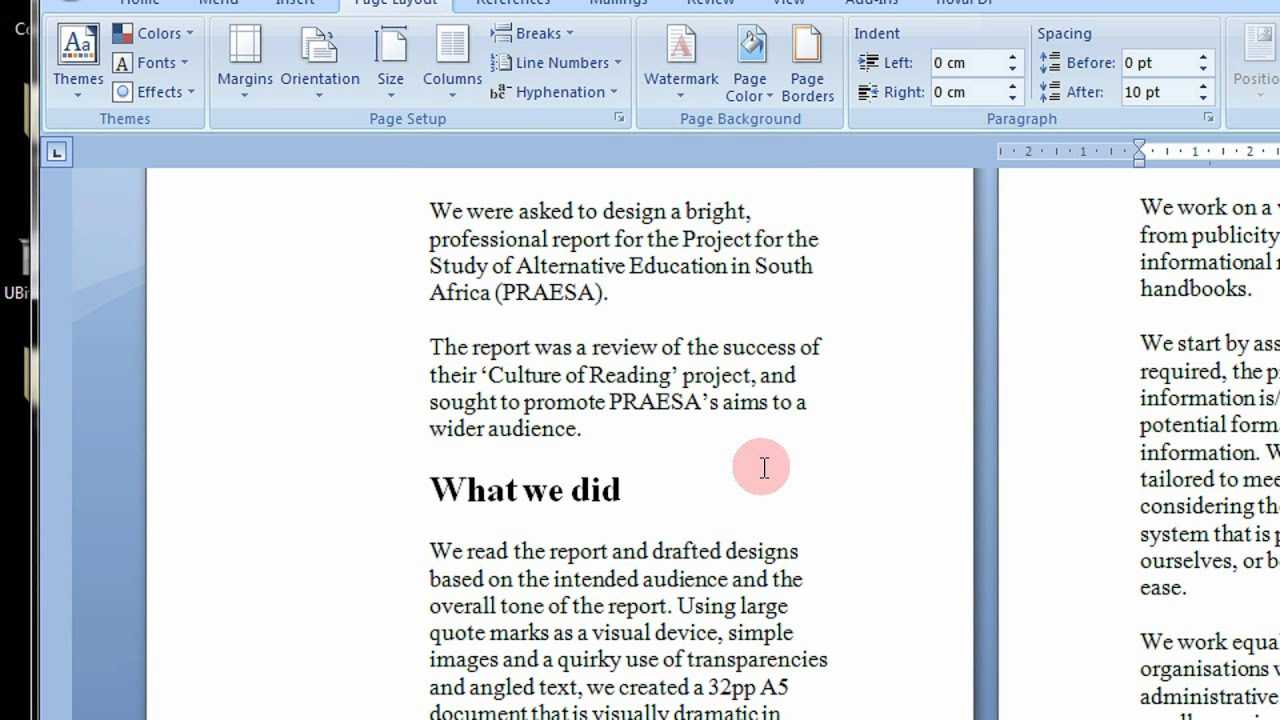How To Create Printable Booklets In Microsoft Word 2007 & 2010 Stepstep  Tutorial With Booklet Template Microsoft Word 2007