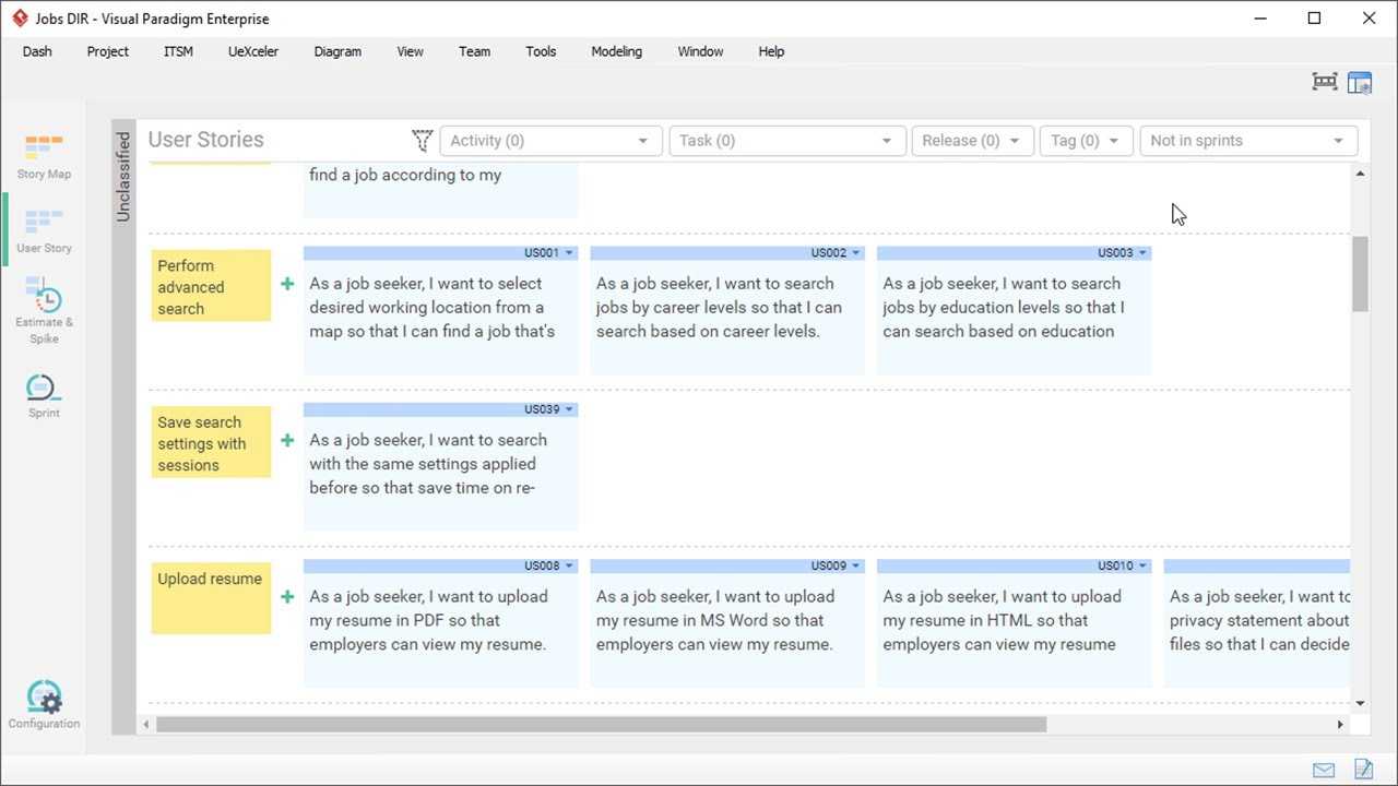 How To Create User Story Directly From An Epic For User Story Template Word