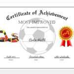 How To Easily Make A Certificate Of Achievement Award With Ms Word In Soccer Certificate Templates For Word