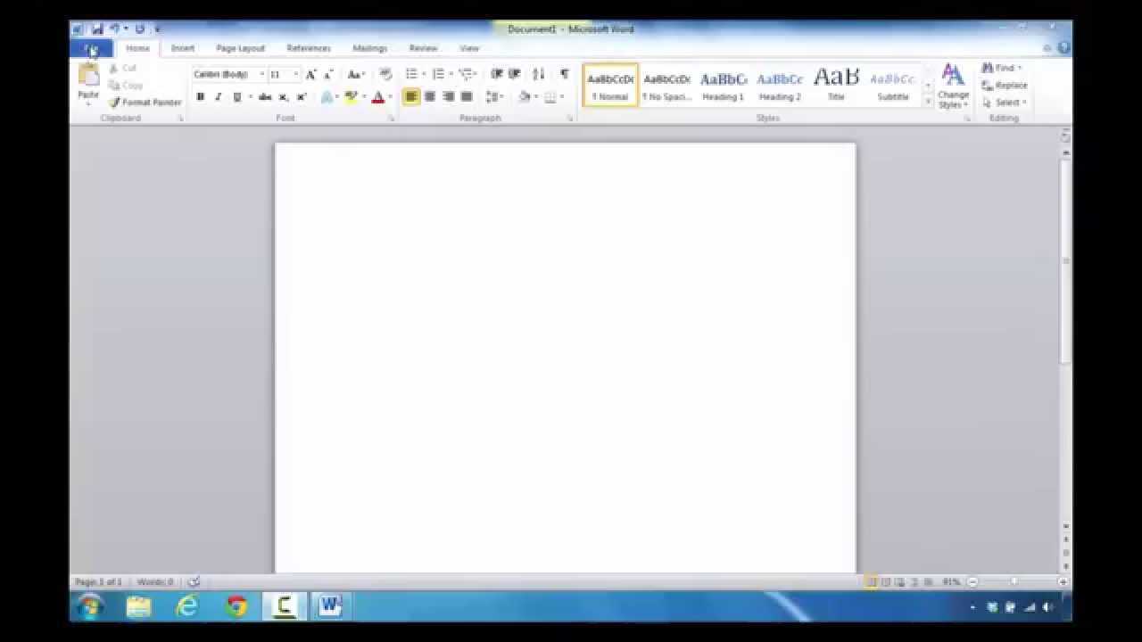 How To Find And Create A Resume Template In Microsoft Word 2010 Inside Resume Templates Microsoft Word 2010