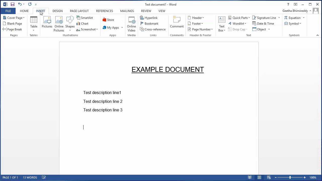 How To Insert Contents Of A Document Into Another Document In Word 2013 For Another Word For Template