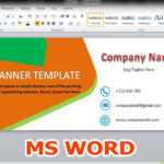 How To Make Banner Design Microsoft Word Template 2010 With Regard To Microsoft Word Banner Template