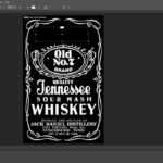 How To Make Jack Daniels Logo In Photoshop Quick & Easy With Regard To Blank Jack Daniels Label Template