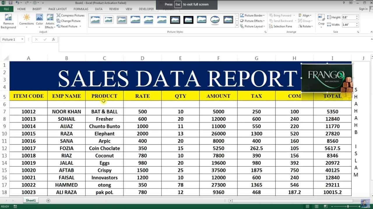 How To Make Sales Report In Excel # 26 With Regard To Sale Report Template Excel