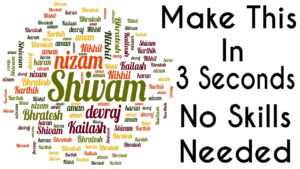 How To Make Word Collage for Free Word Collage Template