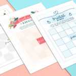 How To Play Bridal Shower Bingo (With Printables) | Shutterfly With Regard To Blank Bridal Shower Bingo Template