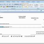 How To Print A Check Draft Template inside Blank Check Templates For Microsoft Word