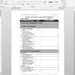Idea Of Life: Food Safety Audit Checklist Inside Gmp Audit Report Template