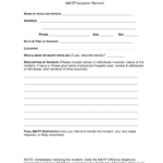 Incident Report Form – 7 Free Templates In Pdf, Word, Excel For Incident Report Form Template Word