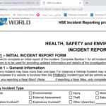 Incident Report Form – Hsse World Intended For Health And Safety Incident Report Form Template