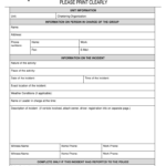 Incident Report Form Pdf – Fill Online, Printable, Fillable Inside Office Incident Report Template