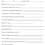 Incident Report Form Template | Editable Forms With Regard To Incident Report Form Template Word