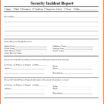 Information Technology Incident Report Template inside Template For Information Report