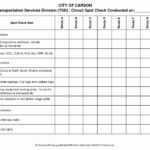 Inspection Spreadsheet Template Great Machine Shop Report For Machine Shop Inspection Report Template
