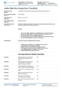 Inspection Spreadsheet Template Great Machine Shop Report throughout Shop Report Template