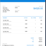 Invoice Template | Create And Send Free Invoices Instantly Throughout Web Design Invoice Template Word