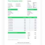 Invoice Template For Word – Free Download – Transferwise Intended For Free Printable Invoice Template Microsoft Word