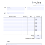 Invoice Template Pdf | Free Download | Invoice Simple Inside Free Downloadable Invoice Template For Word