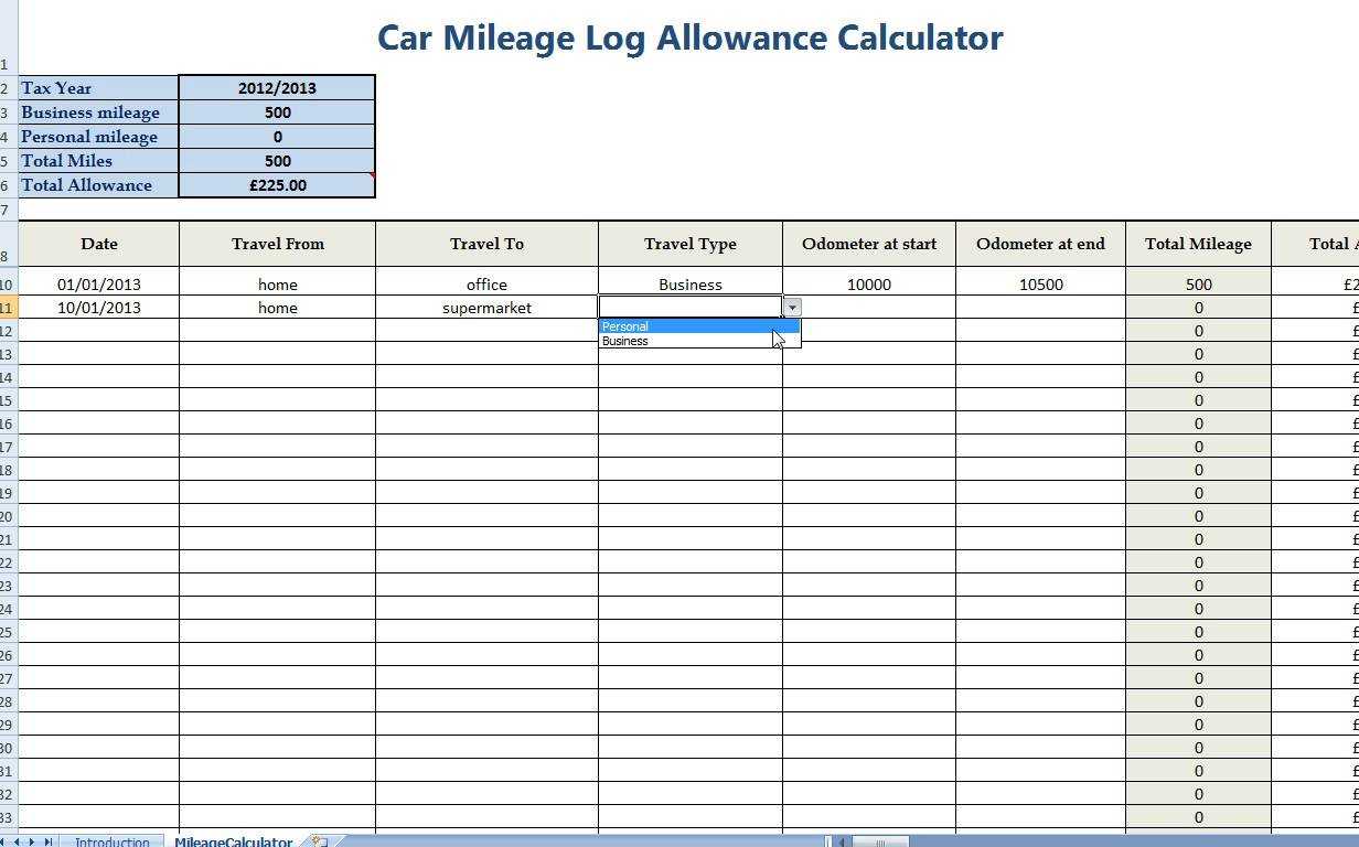 Irs Mileage Calculator Margarethaydon Com Log Template For Pertaining To Gas Mileage Expense Report Template