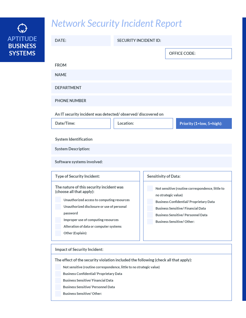 It Incident Report – Tomope.zaribanks.co Inside Incident Report Template Itil