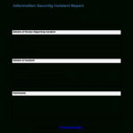 It Services Security Incident Report | Templates At Within It Incident Report Template