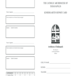 Kindergarten Report Card Template – Fill Online, Printable Pertaining To Kindergarten Report Card Template