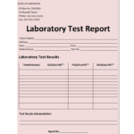 Laboratory Test Report Template With Test Template For Word