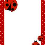 Ladybug Invitations Template Free – Barati.ald2014 In Blank Ladybug Template
