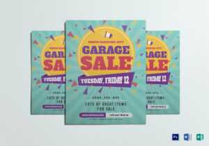Large Garage Sale Flyer Template in Yard Sale Flyer Template Word