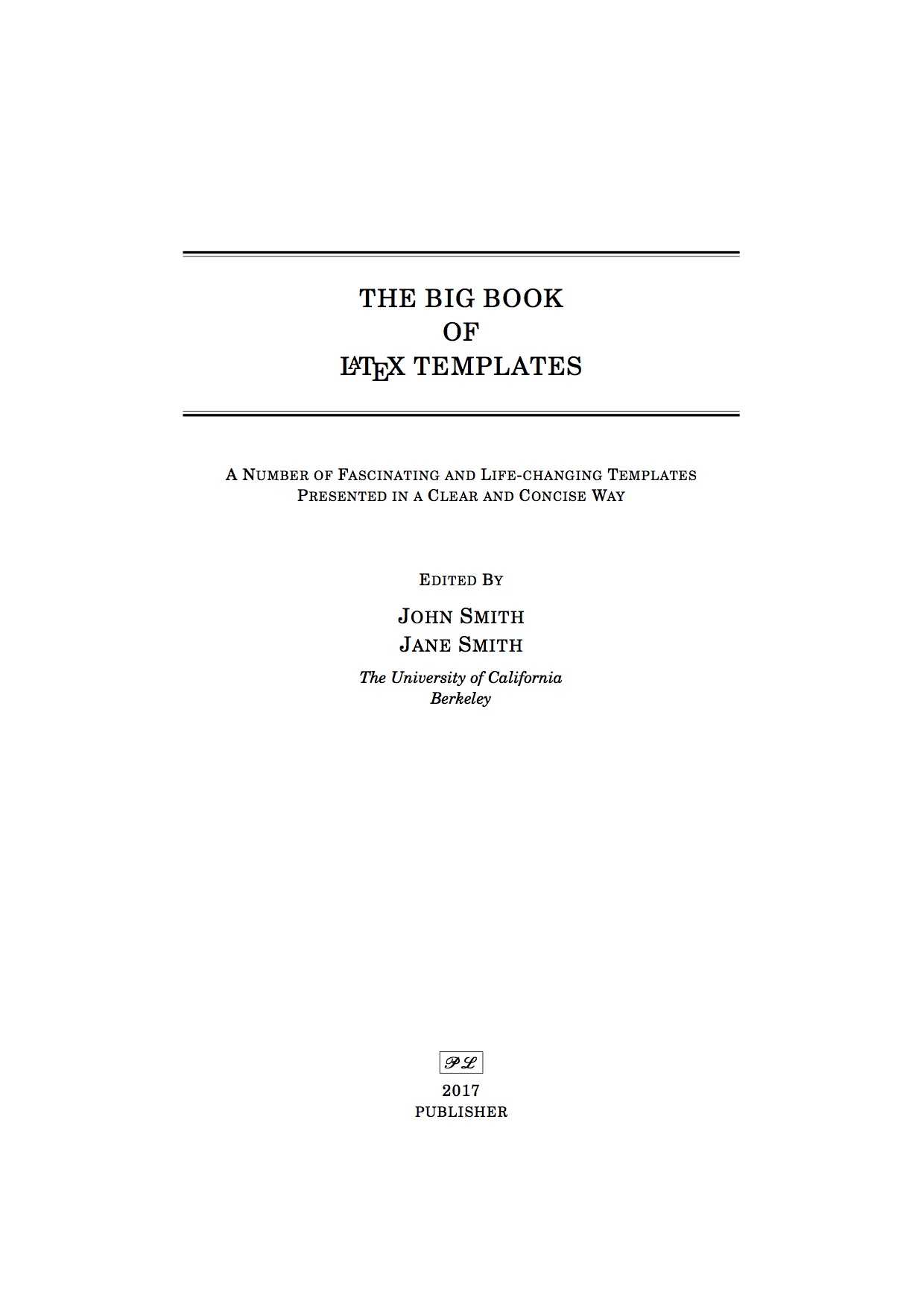 Latex Templates » Title Pages In Project Report Latex Template