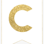Letter Template For Banners – Gold Letter S Banner, Hd Png For Letter Templates For Banners