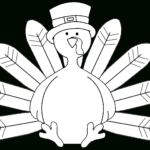 Library Of Black And White Turkey Printable Picture Library Regarding Blank Turkey Template