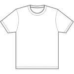 Library Of Plain White T Shirt Clip Free Library Png Files In Blank Tshirt Template Printable