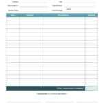 List Of Monthly Expenses Template And Free Expense Report In Per Diem Expense Report Template
