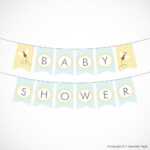 Lots Of Baby Shower Banner Ideas (+ Decorations) For Diy Baby Shower Banner Template