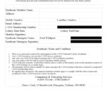 Lottery Syndicate Agreement Form – 6 Free Templates In Pdf Intended For Lottery Syndicate Agreement Template Word