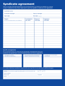 Lottery Syndicate Form - Fill Online, Printable, Fillable regarding Lottery Syndicate Agreement Template Word
