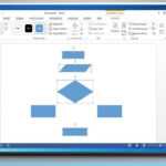 Make A Flowchart In Microsoft Word 2013 Pertaining To Microsoft Word Flowchart Template