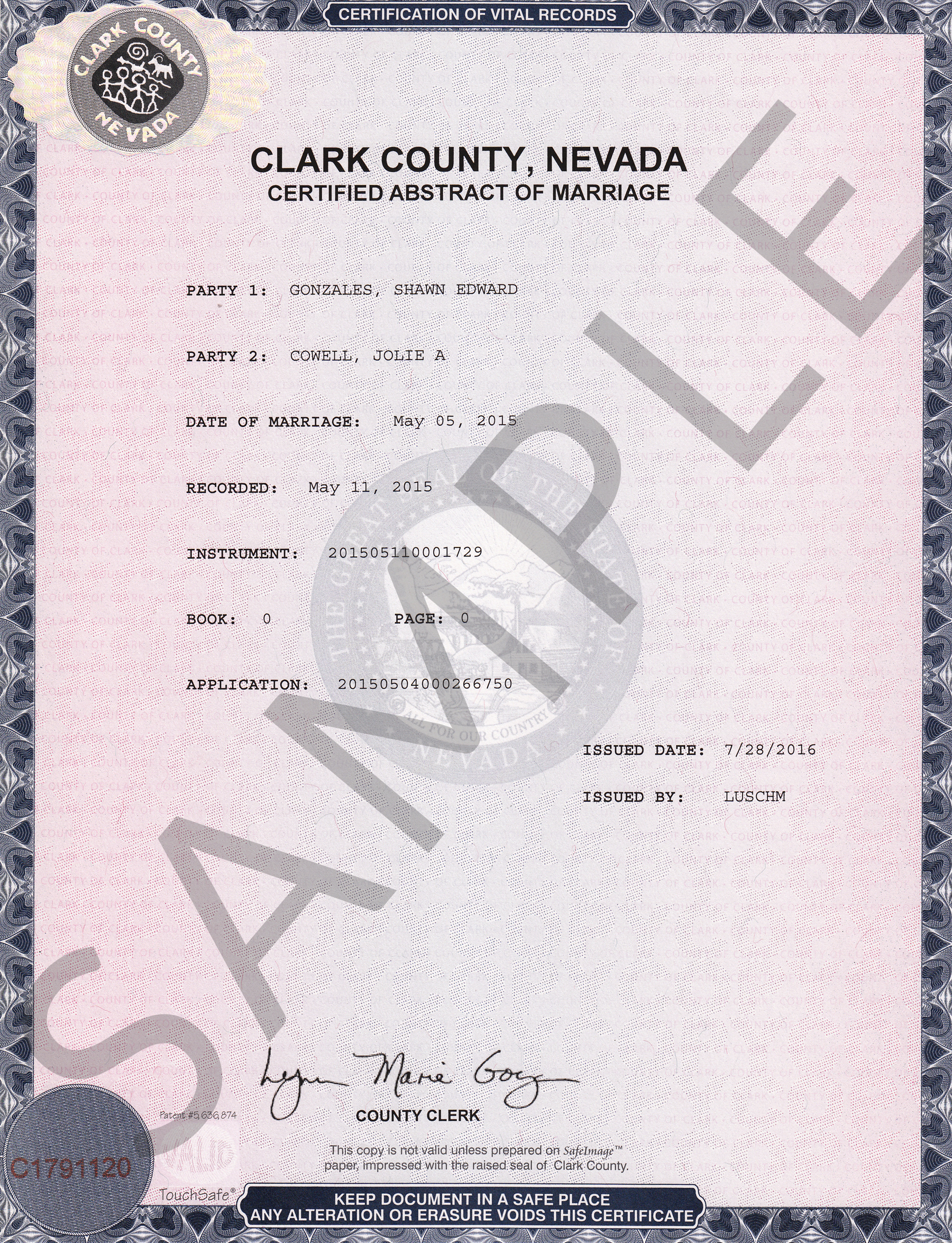 Marriage Certificate Sample – Barati.ald2014 Pertaining To Blank Marriage Certificate Template