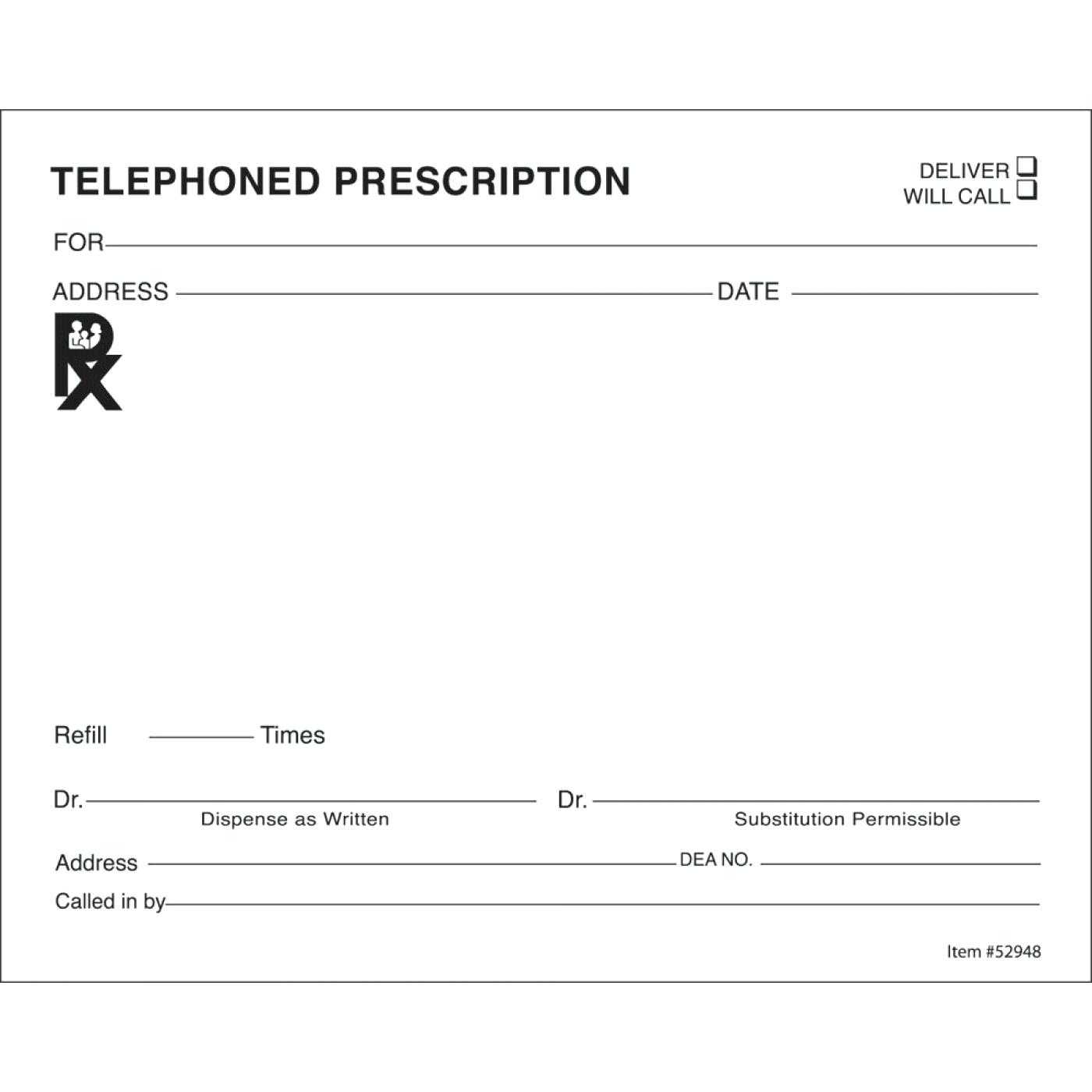 Medication Sheet Template Prescription Sample – Healthmedia.top Inside Doctors Prescription Template Word