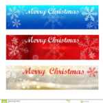 Merry Christmas Banners Colour Samples Stock Vector Inside Merry Christmas Banner Template