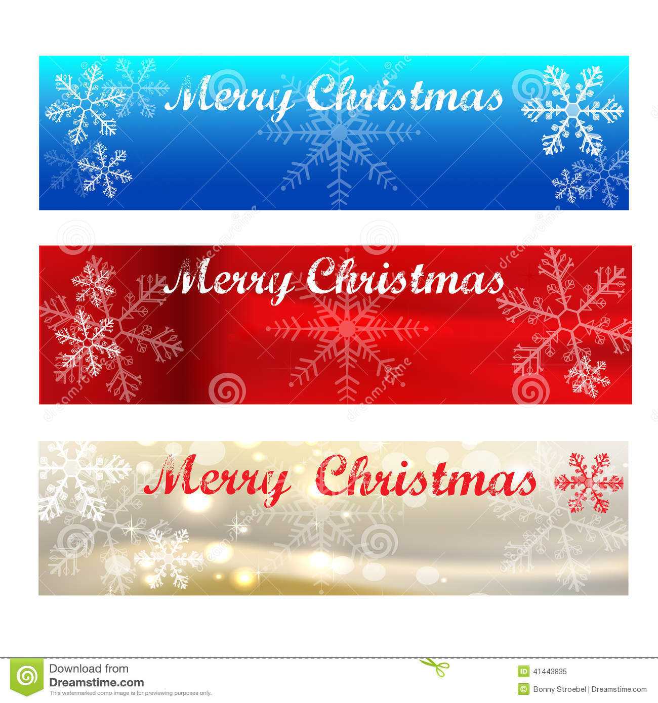 Merry Christmas Banners Colour Samples Stock Vector Inside Merry Christmas Banner Template