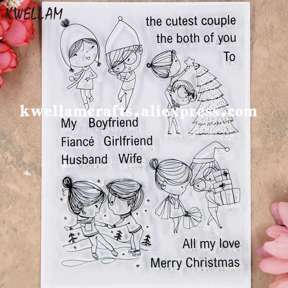 Merry Christmas Tree Boyfriend Girlfriend Couple Scrapbook With Boyfriend Report Card Template