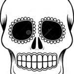 Mexican Sugar Skull Template Stock Vector – Illustration Of In Blank Sugar Skull Template