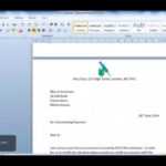Microsoft Word 2010 – How To Do A Mail Merge And Format Fields Intended For How To Create A Mail Merge Template In Word 2010