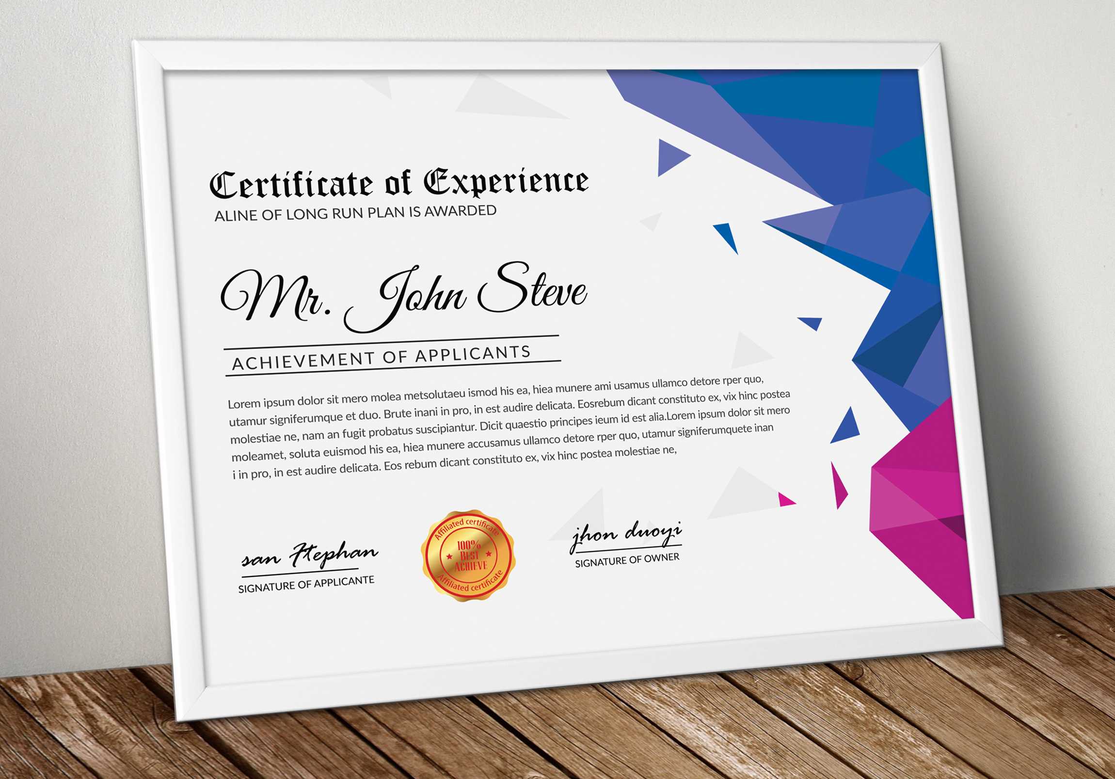 Microsoft Word Certificate Template – Vsual With Professional Certificate Templates For Word